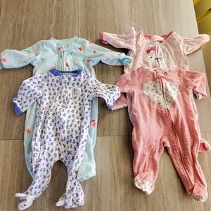 3 for $20!!! Lot of 4 Zippered Sleepers